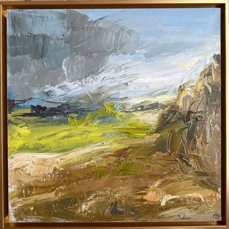 Оксана Горбунова (Картина, живопись - 
                  58 x 58 см) После дождя