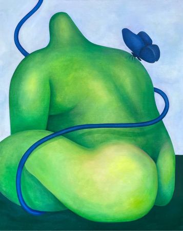 Тася Василькова (Картина, живопись - 
                  80 x 100 см) Нежная