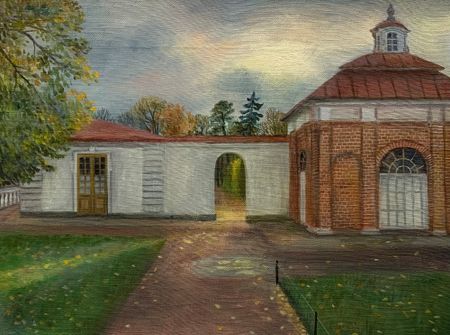 Татьяна Сергеева (Картина, живопись - 
                  40 x 30 см) Монплизер.Октябрь
