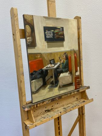 Вячеслав Кривцов (Картина, живопись - 
                  40 x 50 см) Кинг Комбо