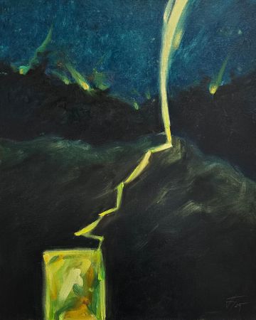 Александр Буданов (Авторская графика - 
                  40 x 50 см) Абстракция 104