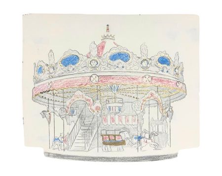 Надежда Воронцова (Графика печатная - 
                  49 x 42 см) Механизм для снегопада