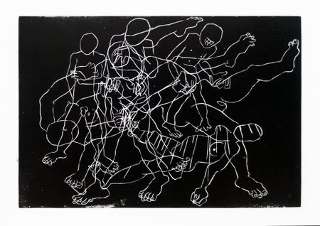 Андрей Андреев (Графика печатная - 
                  20 x 14 см) Из проекта "Взгляд"