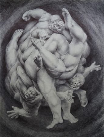 Алексей Перминов (Авторская графика - 
                  59 x 84 см) Танцы