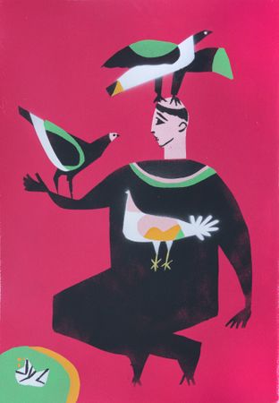 Александр Бирук (Авторская графика - 
                  30 x 42 см) Эпиктет