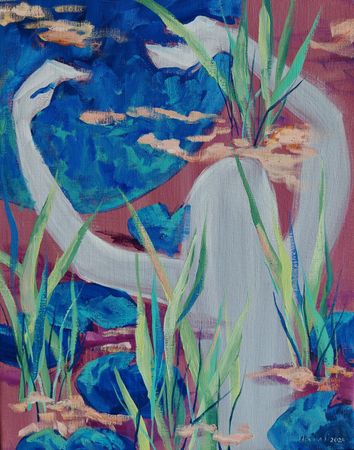 Ирина Петрова (Картина, живопись - 
                  40 x 50 см) Побег