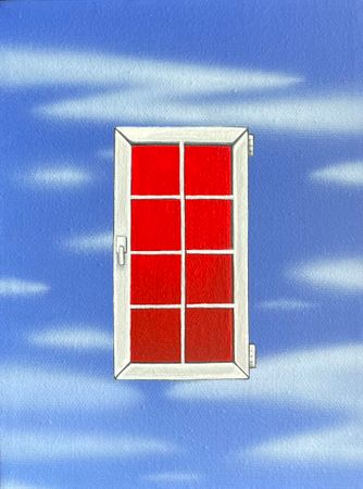 СВЕТ-ЛАНА (Картина, живопись - 
                  15 x 20 см) Красный