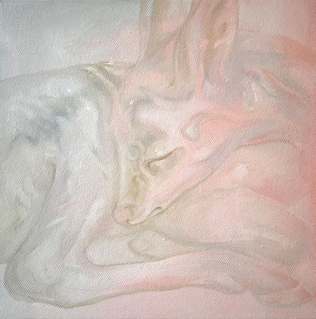 Ева Гец (Картина, живопись - 
                  30 x 30 см) Ледяное мерцание