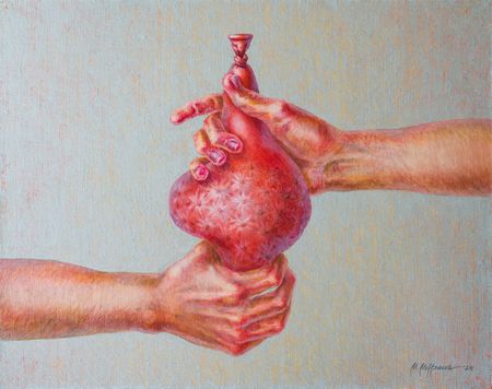 Мария Мельцаева (Картина, живопись - 
                  50 x 40 см) Проявление