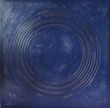 Елена Казанская (Картина, живопись - 
                  90 x 90 см) Вечный круг