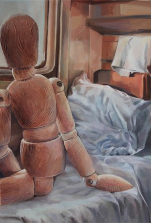 Ирина Александрова (Картина, живопись - 
                  40 x 60 см) Дорога домой