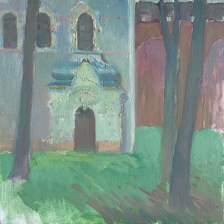 Анастасия Давыдова (Картина, живопись - 
                  40 x 40 см) Великий Новгород