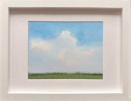 Александра Савина (Авторская графика - 
                  22 x 17 см) Этюд "Облако"