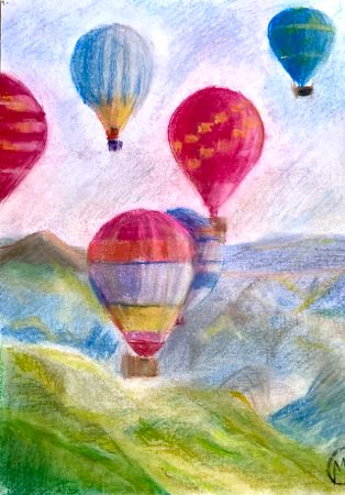 Милана Семенова (Авторская графика - 
                  30 x 42 см) Daydream