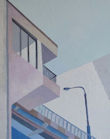 Марина Тийк (Картина, живопись - 
                  50 x 60 см) Архитектура Москвы 1