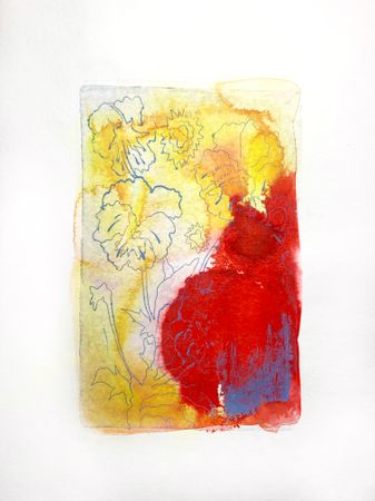 Елизавета Вербицкая (Графика печатная - 
                  21 x 30 см) Эрот. Маргаритка