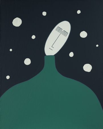 Мария Полушкина (Картина, живопись - 
                  40 x 50 см) Задумчивость