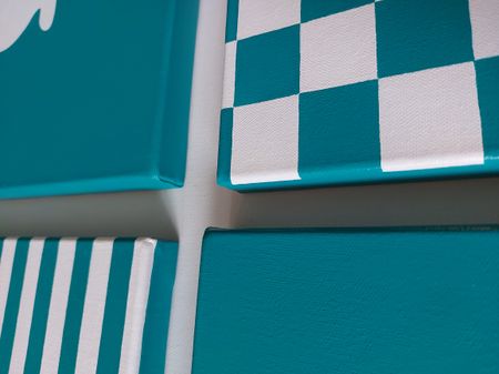 Татьяна Попова (Картина, живопись - 
                  80 x 80 см) Следуй за белым кроликом №2