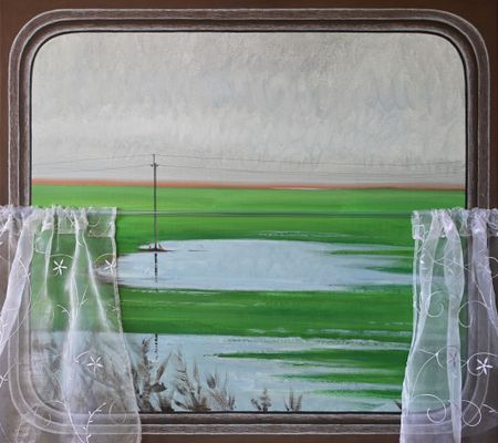 Анастасия Нестерова (Картина, живопись - 
                  90 x 80 см) Из серии "Путь домой"