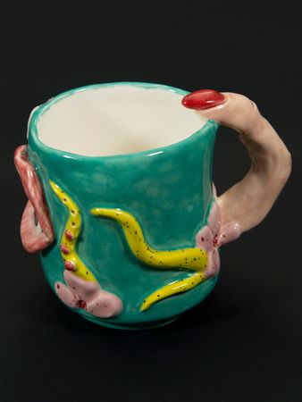 Виктория Романович (Скульптура - 
                  7 x 8 см) WE ARE ALL MAD HERE SERIES: CUP