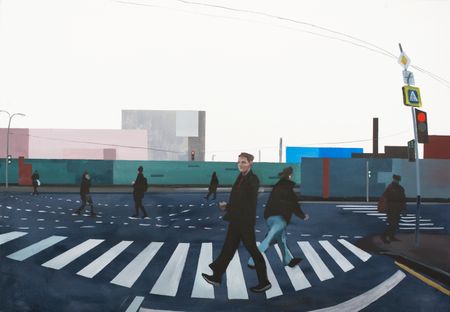 Анна Мельниченко (Картина, живопись - 
                  130 x 90 см) Перекресток