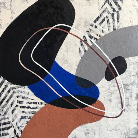 Nadya Mamonova (Картина, живопись - 
                  90 x 90 см) Equilibrium