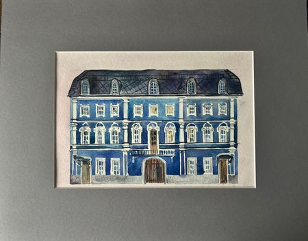 Елизавета Тарасова (Авторская графика - 
                  39 x 31 см) Петровское барокко