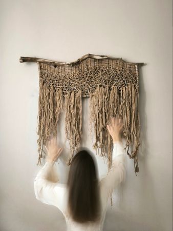 Валерия Корельская (Объект - 
                  115 x 140 см) Панно "Корневая система"