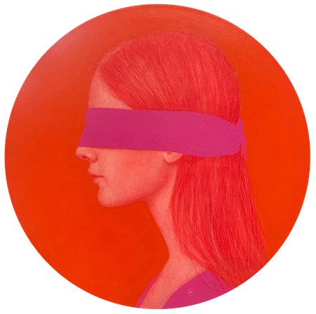 Маргарита Иванова (Картина, живопись - 
                  60 x 60 см) Я иду искать