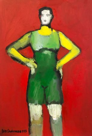 Лера Олейникова (Авторская графика - 
                  40 x 59 см) Простые позы и распятия 1