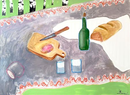 Валерия Молочкова (Картина, живопись - 
                  150 x 110 см) Неудобно?