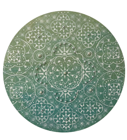Лена Запрудских (Картина, живопись - 
                  40 x 40 см) Вышивка