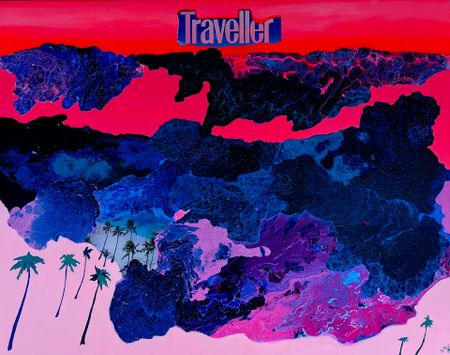 Маша Ив (Картина, живопись - 
                  90 x 70 см) Traveller (картина+NFT)