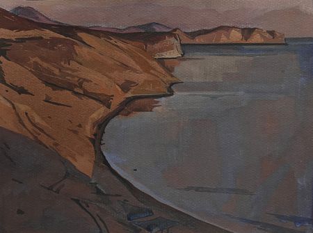 Кристина Новгородова (Авторская графика - 
                  31 x 23.5 см) Хамелеон