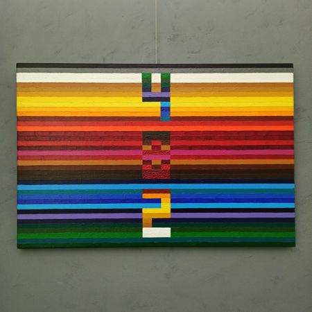 Илья Буслаков (Картина, живопись - 
                  60 x 40 см) Число 482