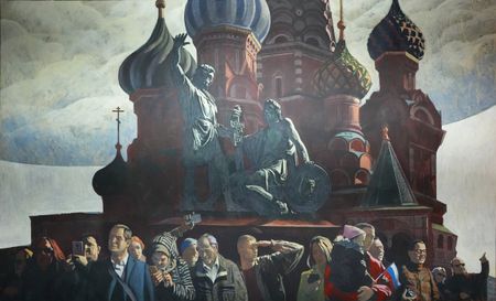 Николай Пак (Картина, живопись - 
                  300 x 180 см) Москва