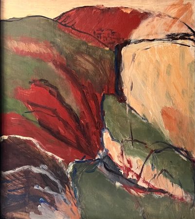 Алина Магомедова (Картина, живопись - 
                  59 x 68 см) Аул