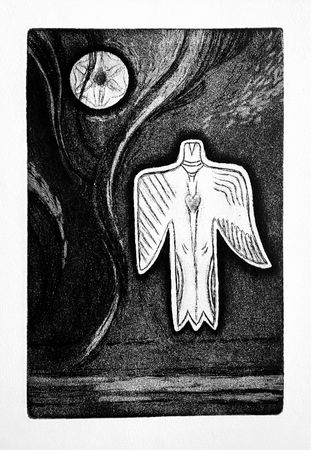 Полина Волкоморова (Графика печатная - 
                  32 x 42 см) Обереги Чудь 5