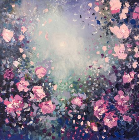 Анна Ганина (Картина, живопись - 
                  50 x 50 см) Flower dreaming