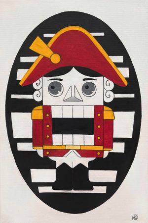 Валентина Мир (Картина, живопись - 
                  20 x 30 см) Щелкунчик