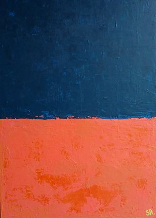 Анастасия Семенцул (Картина, живопись - 
                  50 x 70 см) Контраст чувств