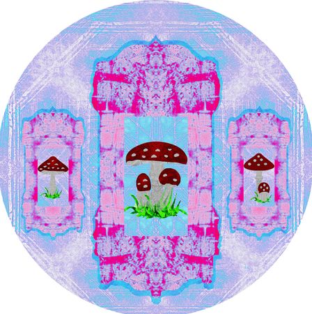 Лариса Корж (Графика цифровая (принты) - 
                  30 x 30 см) Осенний марафон