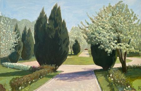 Алексей Кротов (Авторская графика - 
                  42 x 27 см) В парке Коломенское