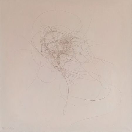 Юлия Агеносова (Картина, живопись - 
                  50 x 50 см) Обет молчания. День 4-й