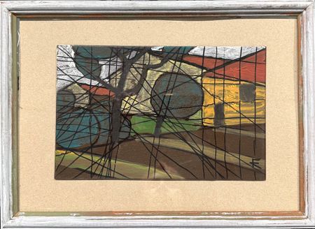 Клара Голицына (Картина, живопись - 
                  32 x 23 см) Большие сараи