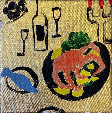 Анастасия Трапезникова (Картина, живопись - 
                  15 x 15 см) Holiday mood