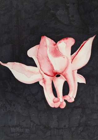 Елизавета Тульчинская (Авторская графика - 
                  32.3 x 42.3 см) Цветок