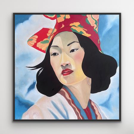 Нина Григель (Картина, живопись - 
                  60 x 60 см) Анна