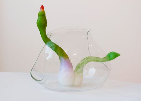 Софья Ишигенова (Скульптура - 
                  9 x 13 см) Растение