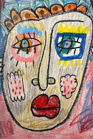 Антон Logos (Авторская графика - 
                  25 x 35 см) Без названия